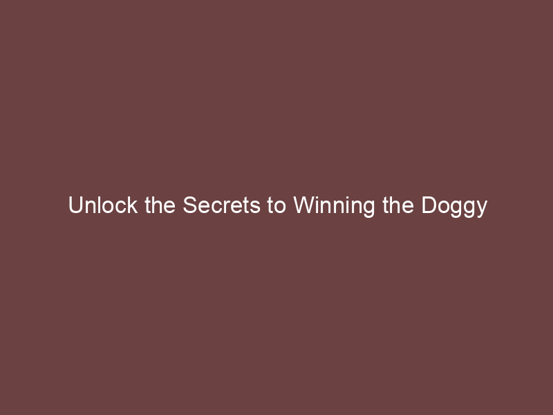 Unlock the Secrets to Winning the Doggy De-Shedding Battle!